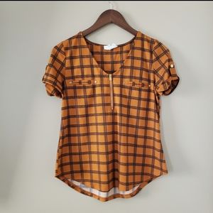 Plaid Top